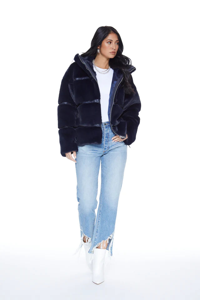 Mob Wife Jacket - Navy