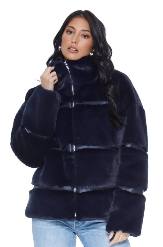 Mob Wife Jacket - Navy