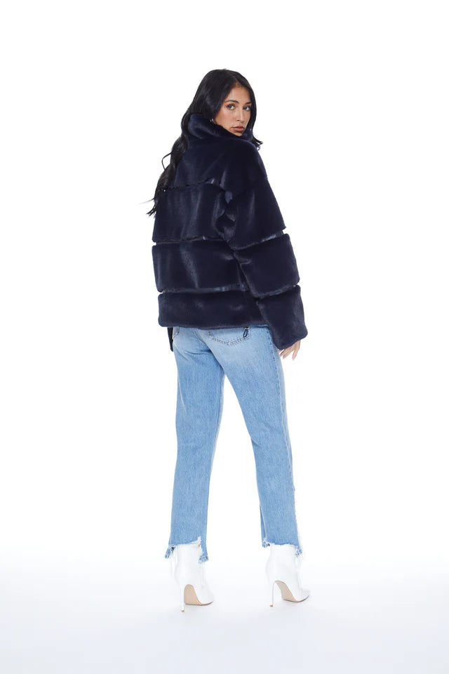 Mob Wife Jacket - Navy