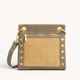 Tony Med Pewter Raffia/Brushed Gold