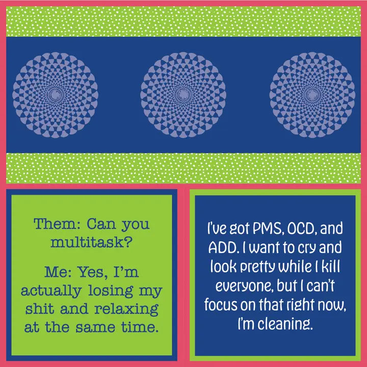 Cocktail Napkin PMS OCD