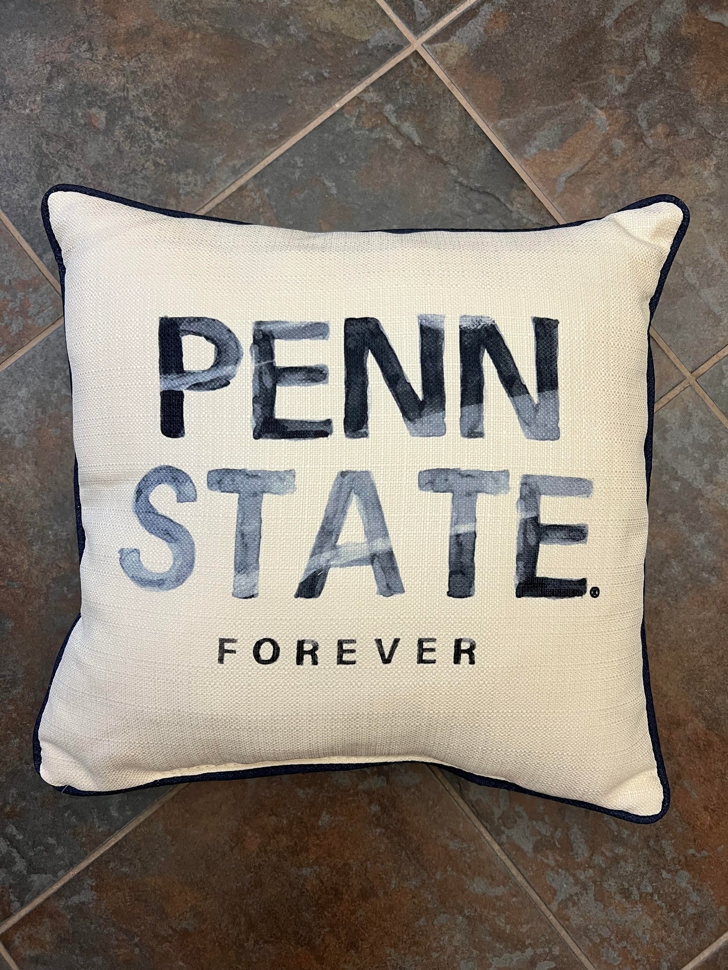 Penn State Forever Watercolor Pillow