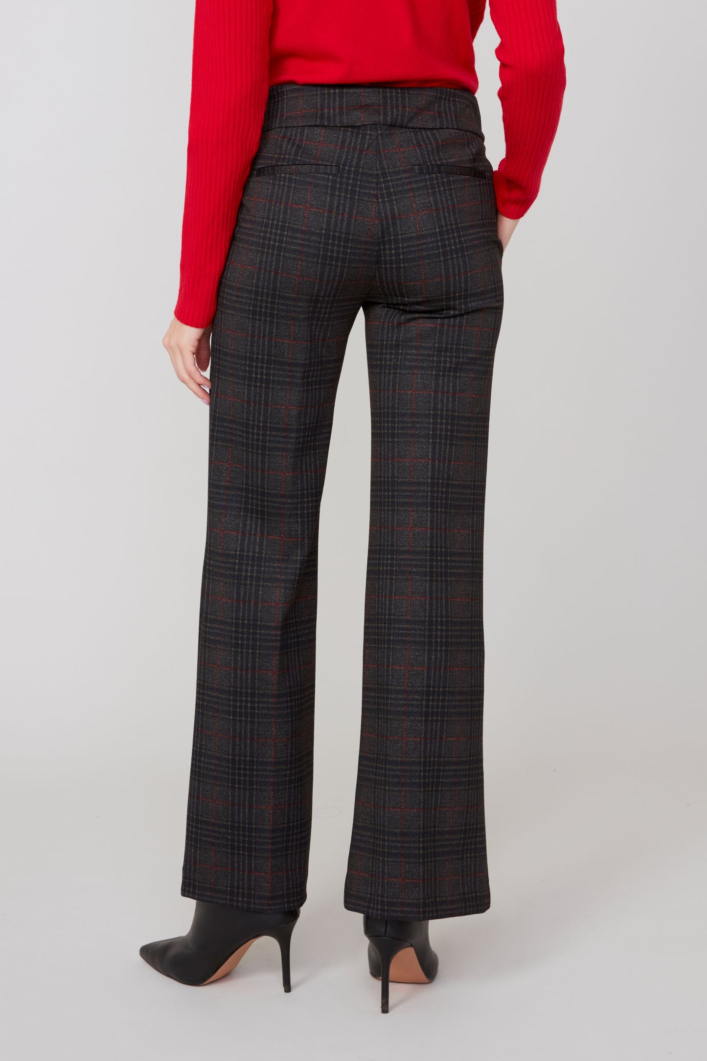 Midnight Plaid Flare Pant