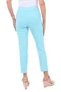 Pull-on Ankle Pants - Aquamarine