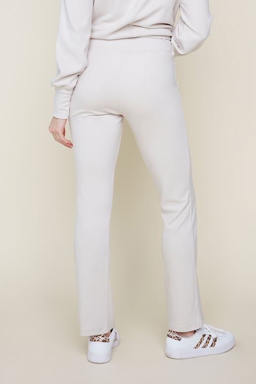 Casual Pull On Bootcut Pant Oyster