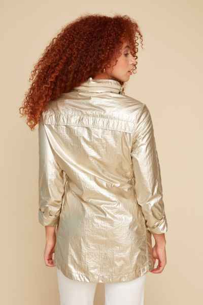 Long Sleeve Hooded Jacket - GOLD