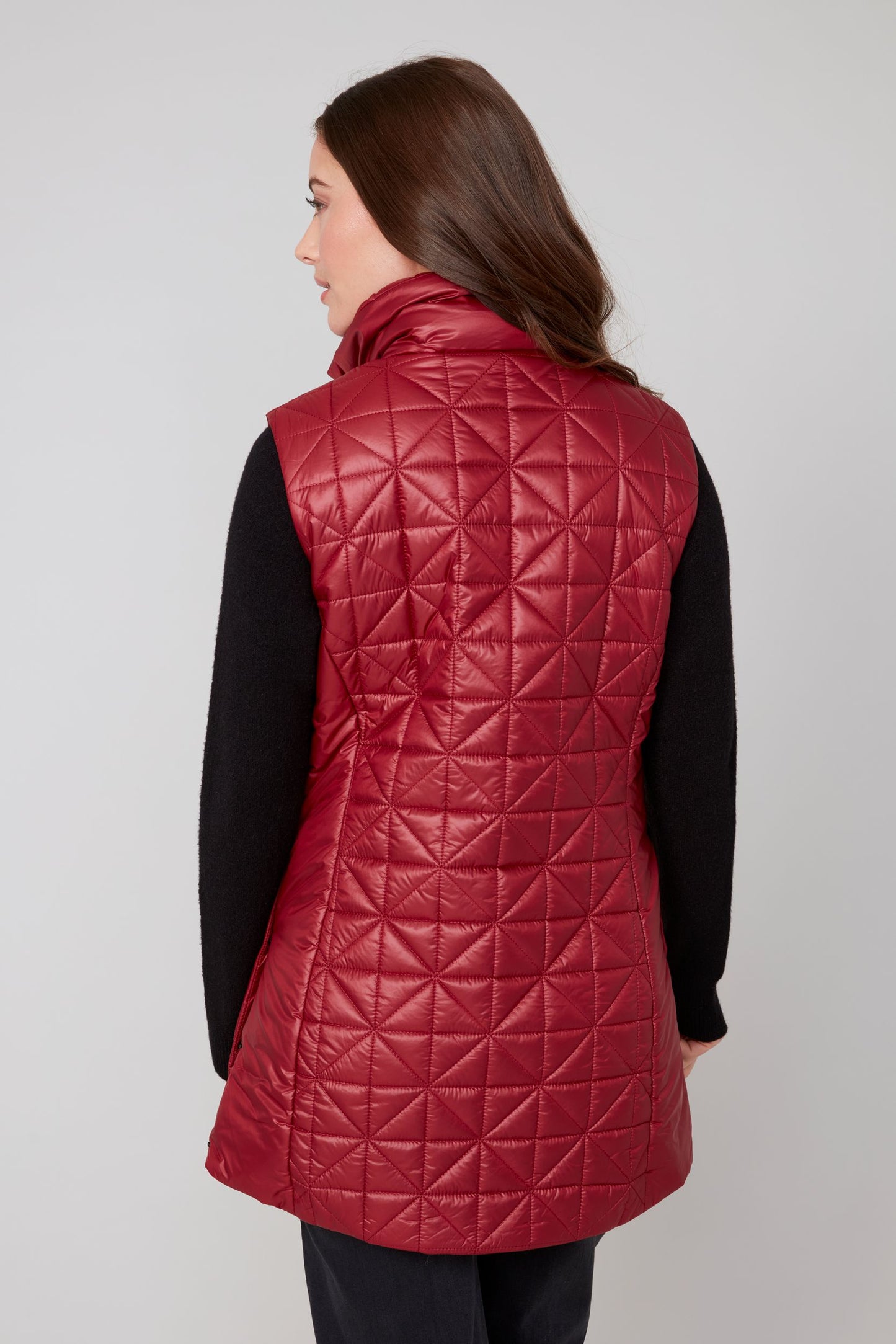 Quilted Longline Vest
