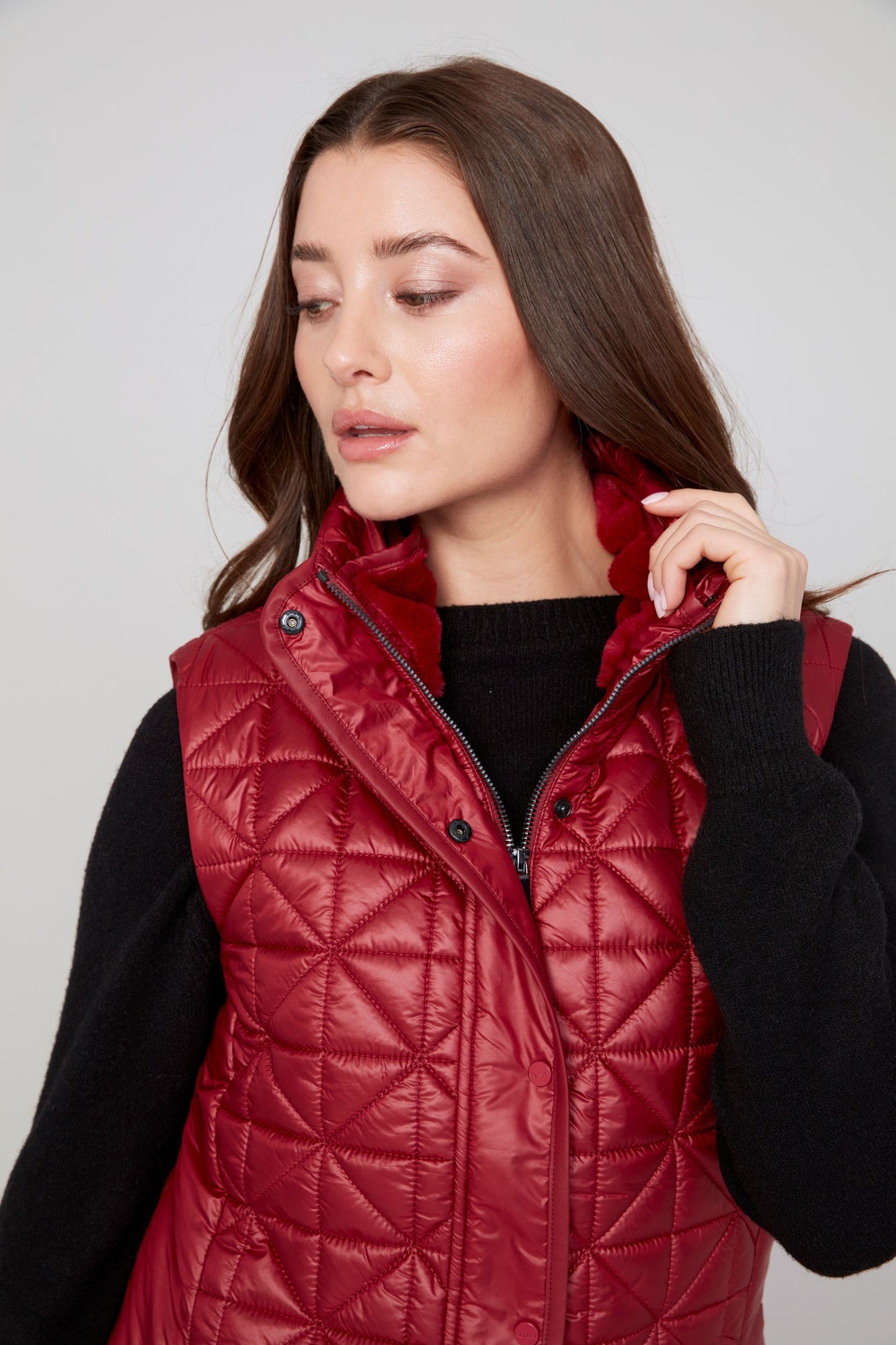 Quilted Longline Vest