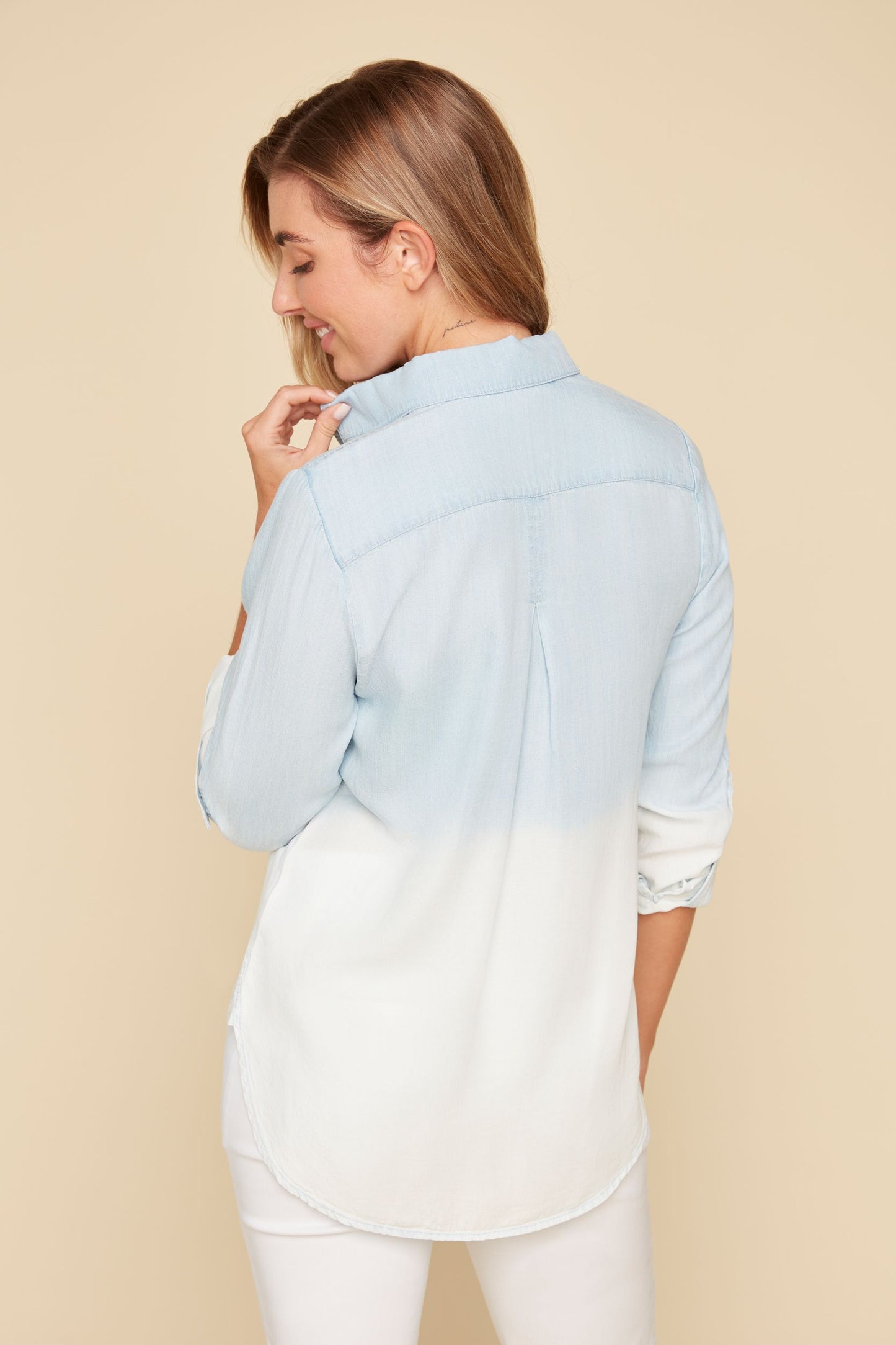 Ombre Tencel Button Down