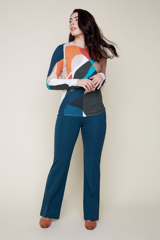 Multi Colored Soft Yarn Sweater