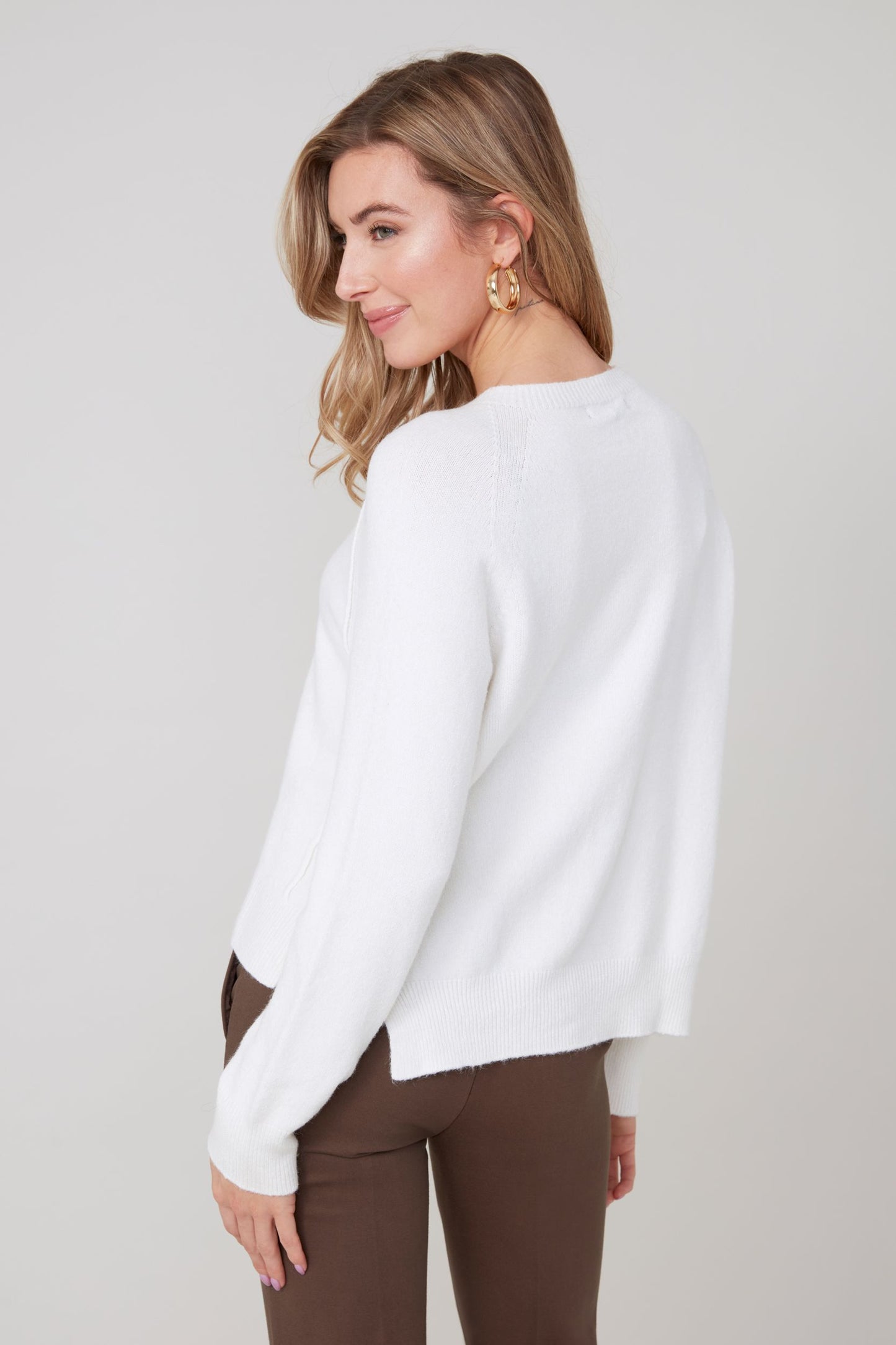 Cozy Crewneck Knit Sweater
