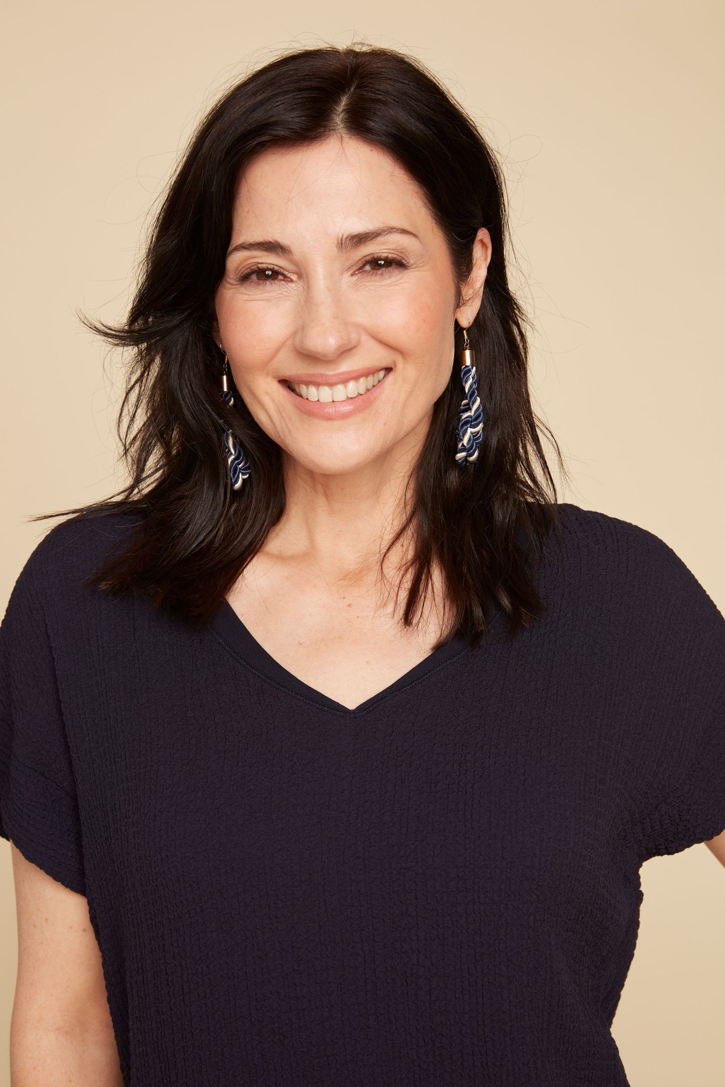 Crinkle Knit Top
