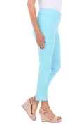 Pull-on Ankle Pants - Aquamarine