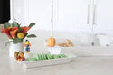 nora fleming pinstripes cracker tray