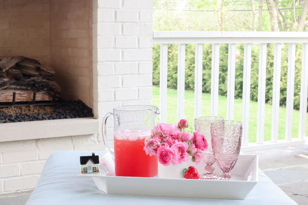 nora fleming pinstripes melamine tray