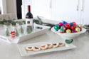 nora fleming pinstripes bread tray