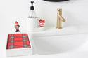 nora fleming pinstripes melamine guest towel holder