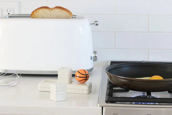 nora fleming mini basketball - hoop there it is