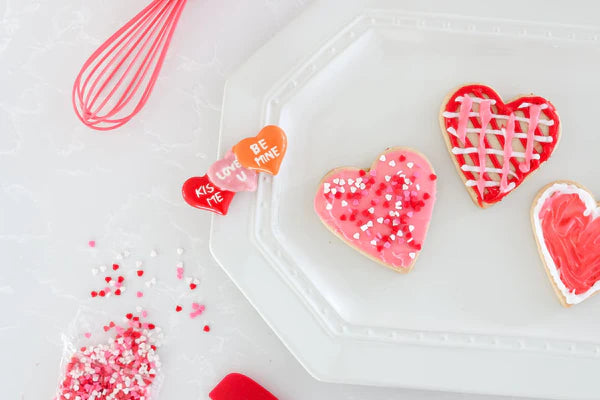 nora fleming mini conversation hearts - it's a love thing...
