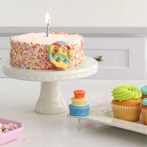 nora fleming mini cake candle holder - best birthday ever!