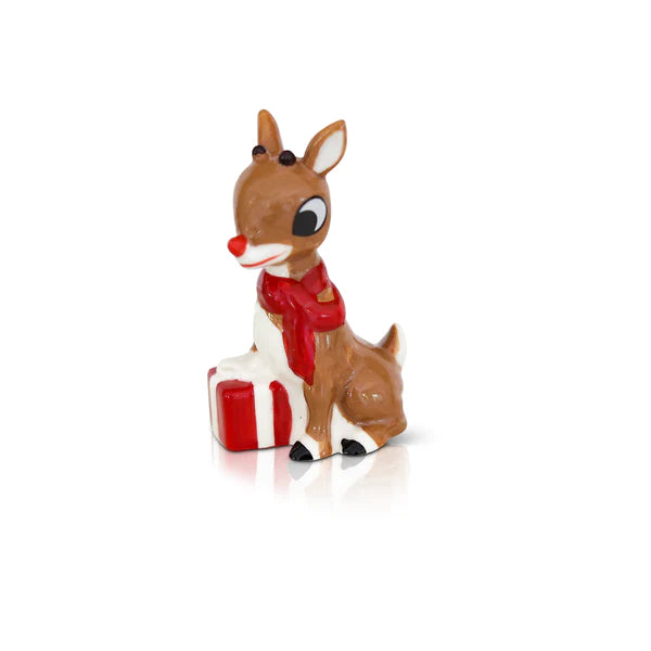nora fleming mini Rudolph, the Red-Nosed Reindeer
