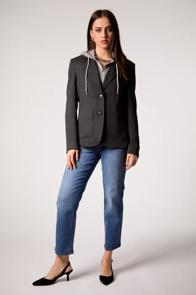 Toasty Cable Knit Blazer