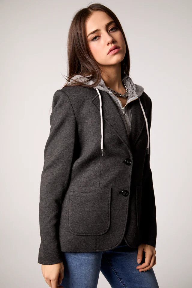 Toasty Cable Knit Blazer