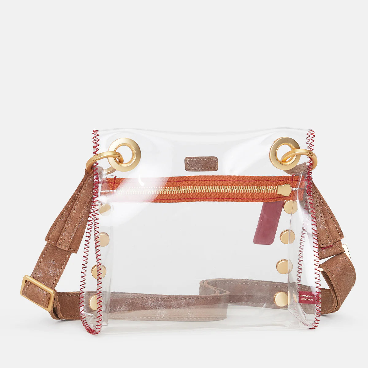 TONY SML Clear/Brushed Gold