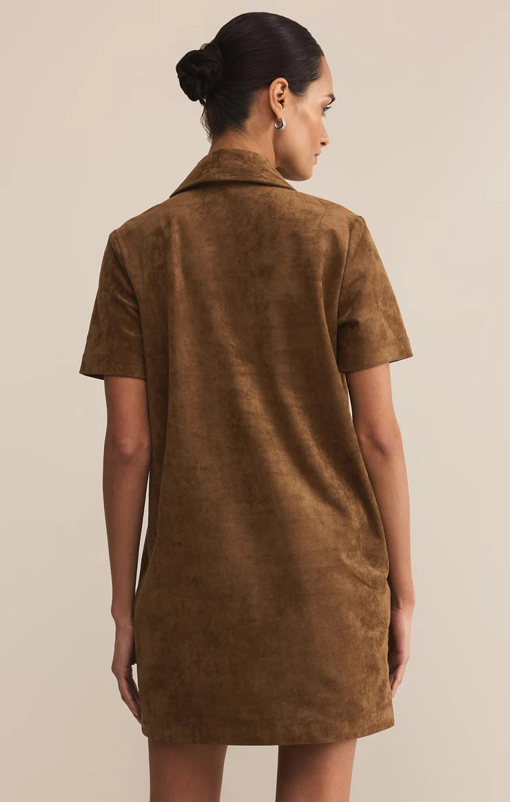 SYDNEY SUEDE MINI DRESS