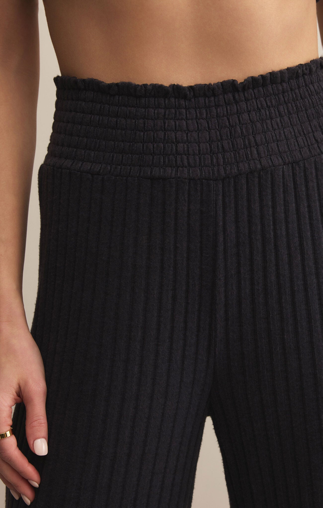 Dawn Smocked Rib Pant