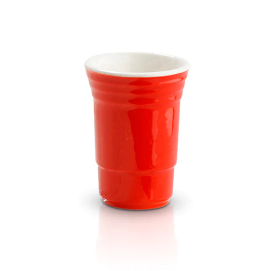 nora fleming mini red solo cup - fill me up