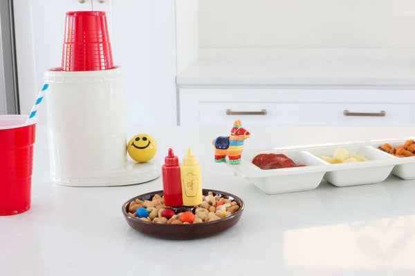 nora fleming mini ketchup/mustard - main squeeze