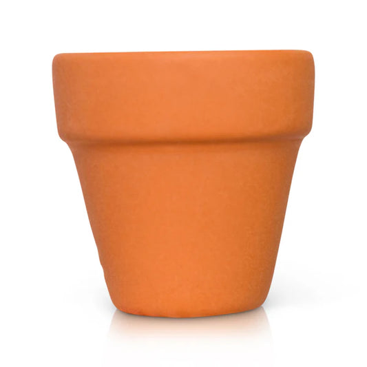 nora fleming mini can you dig it - terra cotta flower pot