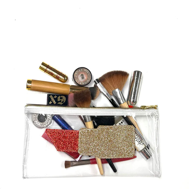 THE LIPSTICK CLEAR CLUTCH