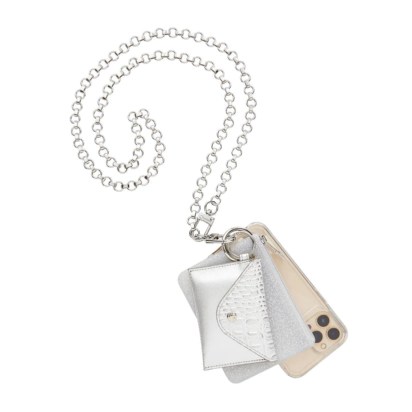Mini Silicone Pouch - Quicksilver Confetti
