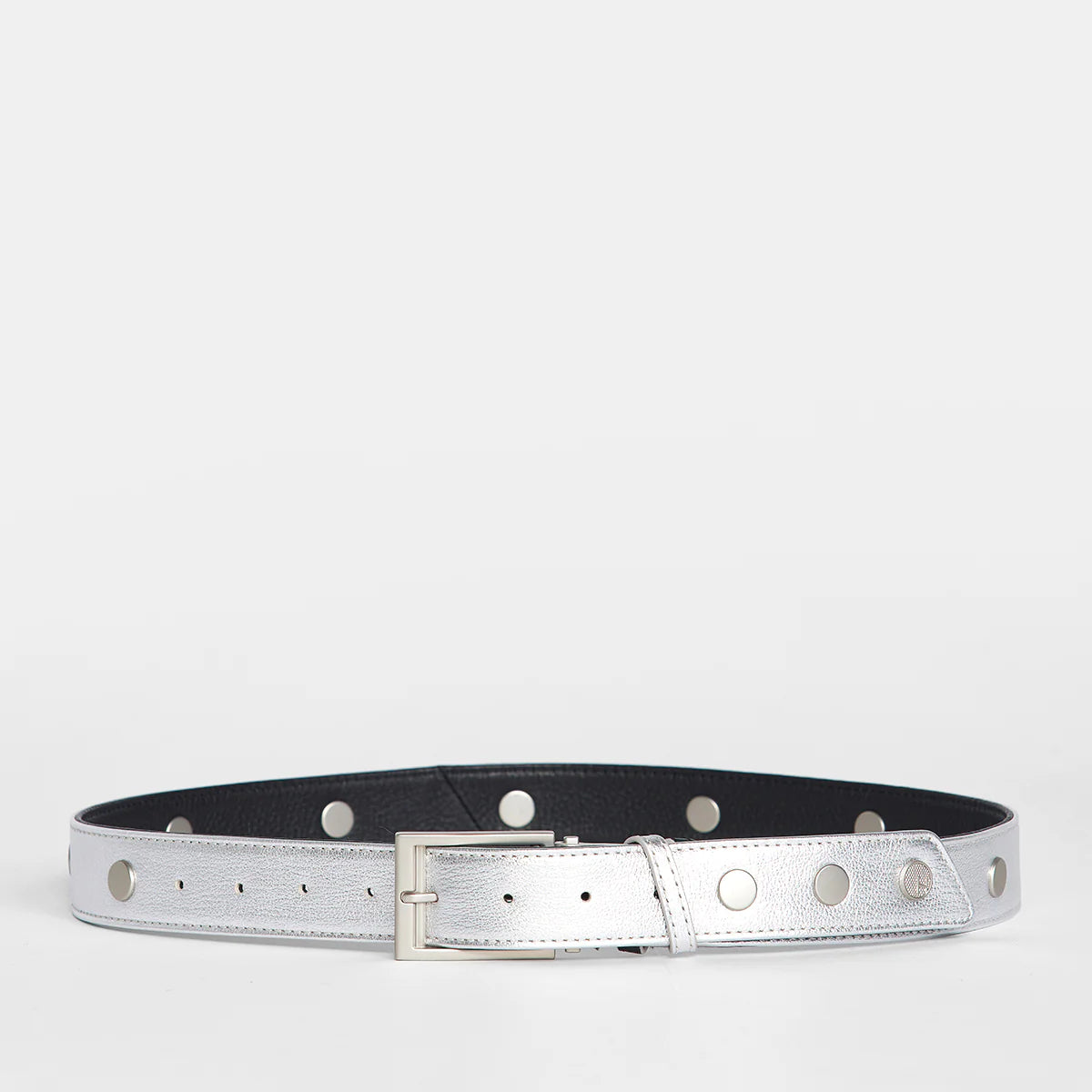 CHARLIE REV RIVETED MED Sidewalk Silver/Black/Brushed Silver