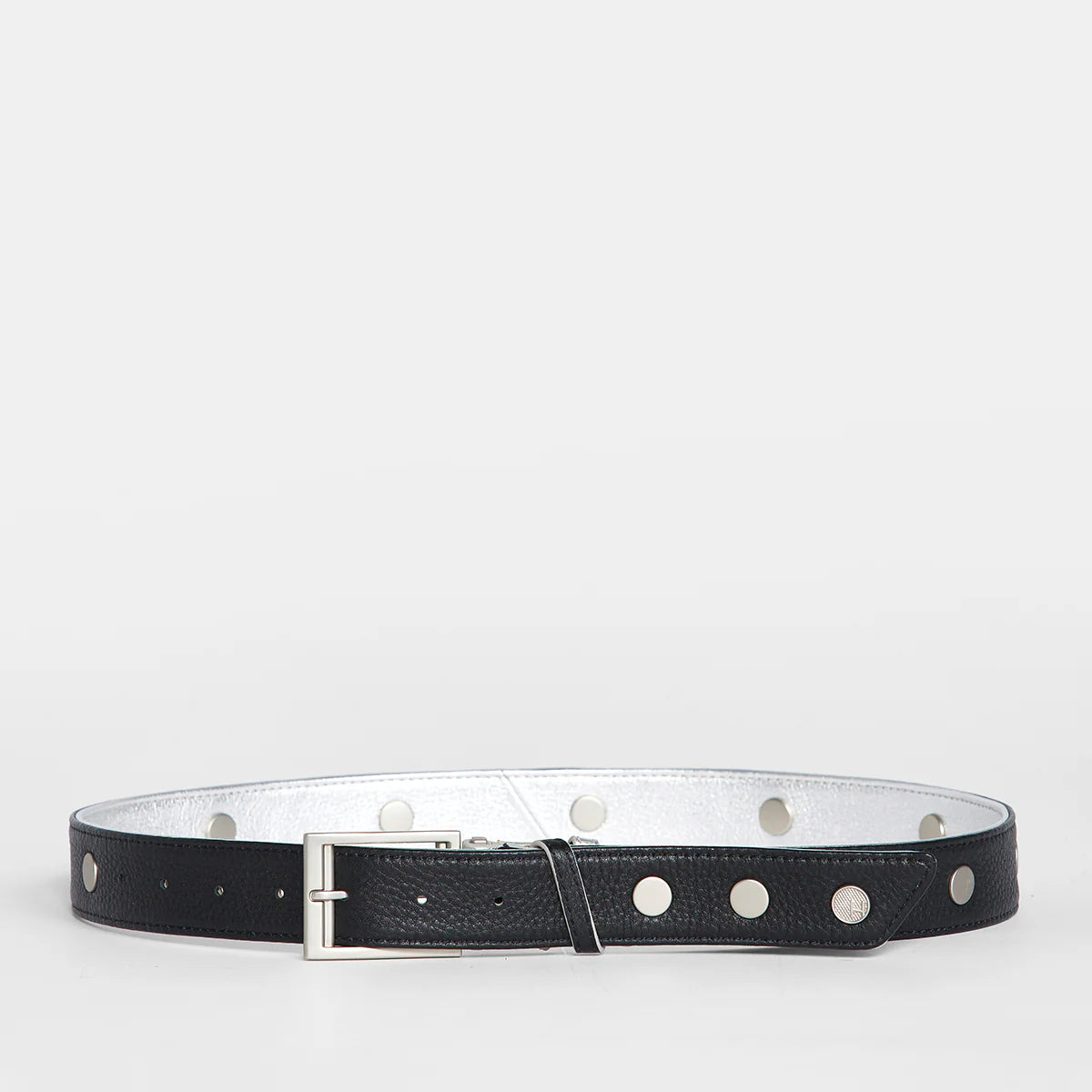 CHARLIE REV RIVETED MED Sidewalk Silver/Black/Brushed Silver