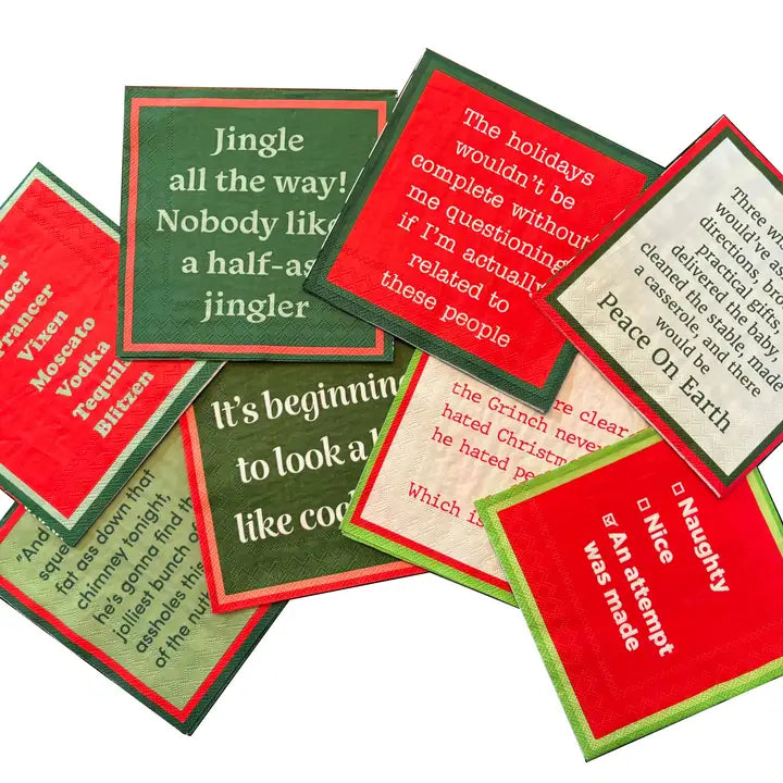 Cocktail Napkins Party In A Box Holiday