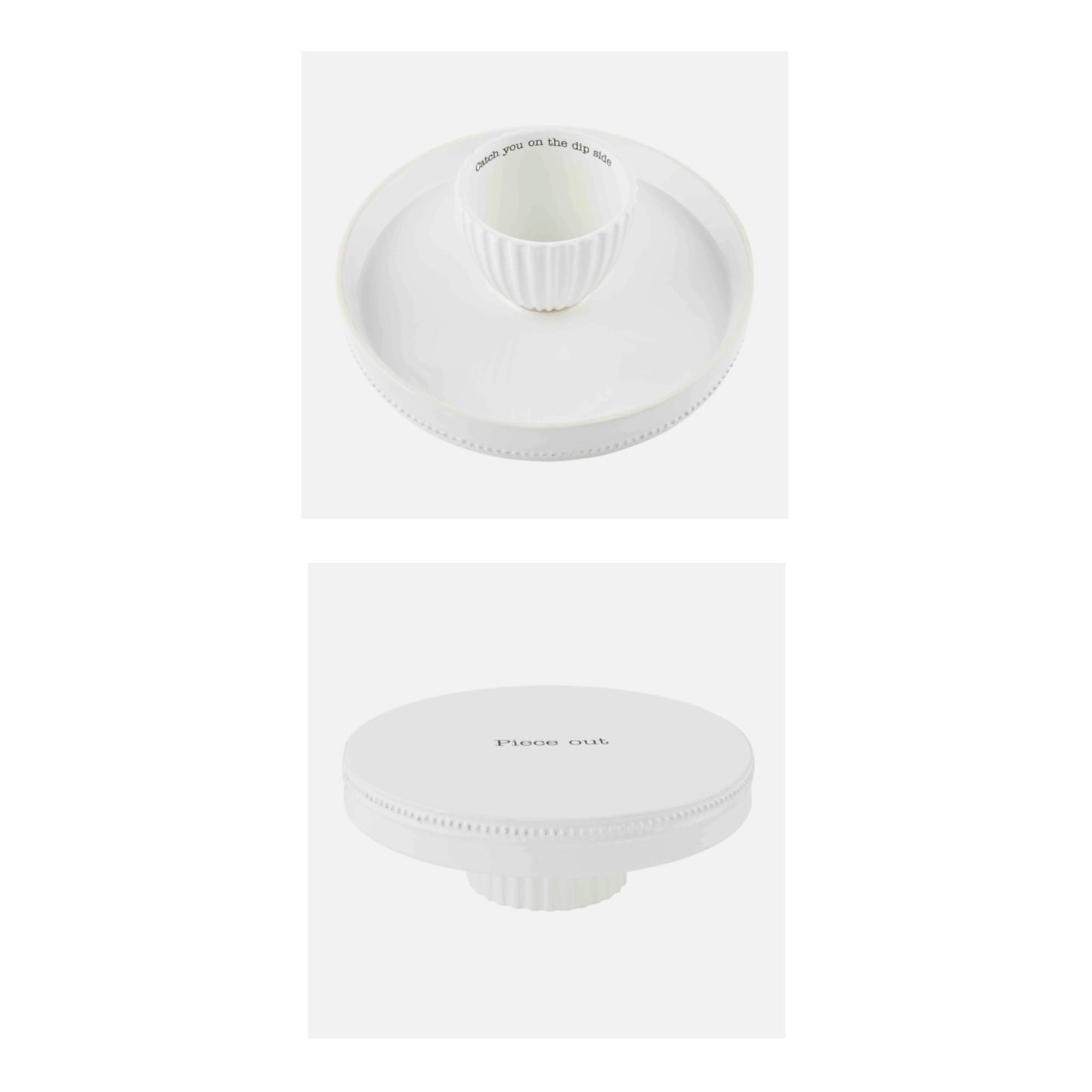 Reversible Pedestal Chip N Dip Set