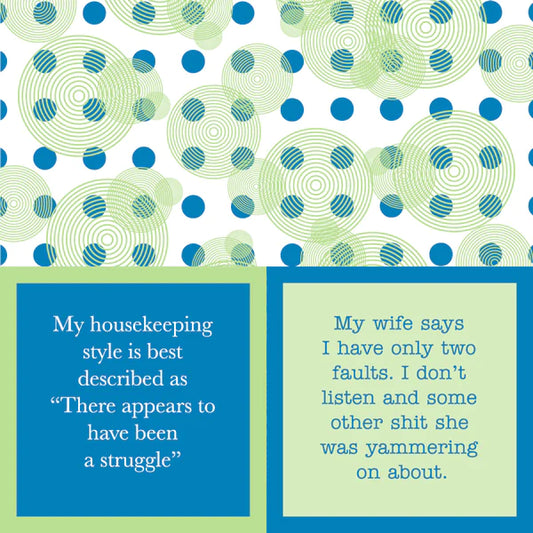 Cocktail Napkin Housekeeping