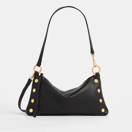 Kyle Black/Brushed Gold Red Zip