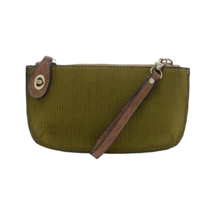 Olive Corduroy Mini Crossbody