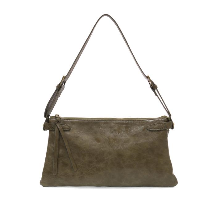 Taupe Eve Trapeze Shoulder Bag