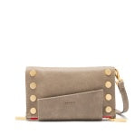Levy Pewter/Brushed Gold Red Zip