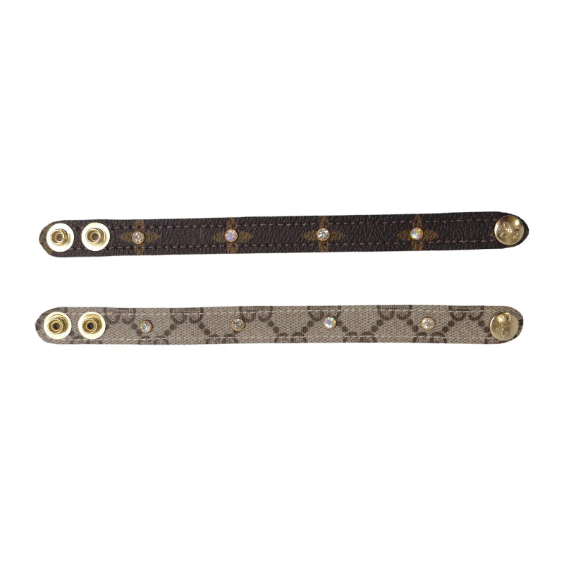 LuxAdorn Bracelet In Upcycled Gucci-Rhinestone