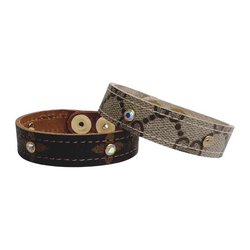 LuxAdorn Bracelet In Upcycled Gucci-Rhinestone