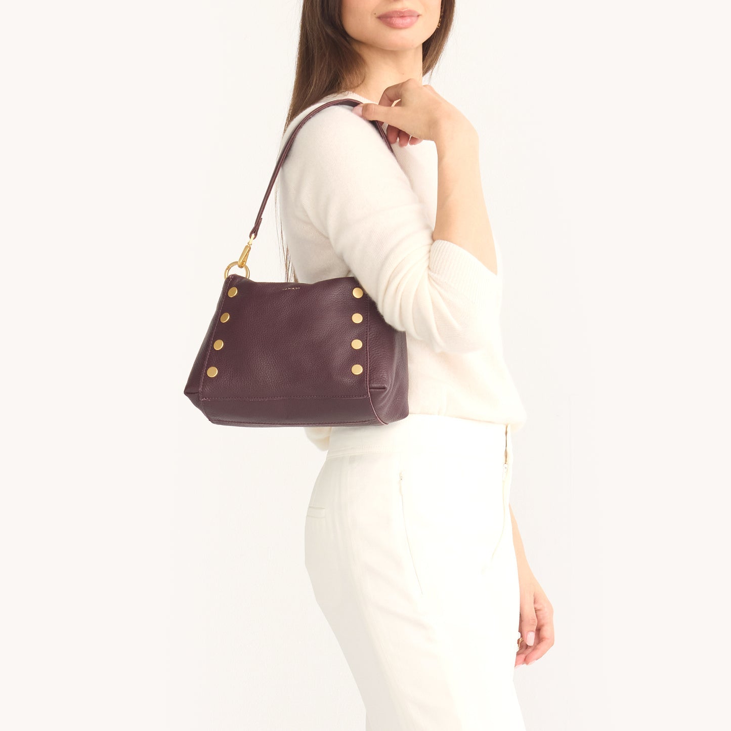 Bryant Med Cabernet Pebble shoulder bag