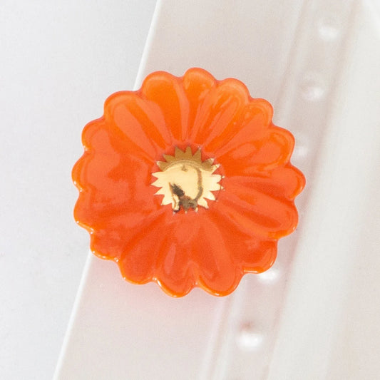nora fleming mini orange gerber daisy - flower power