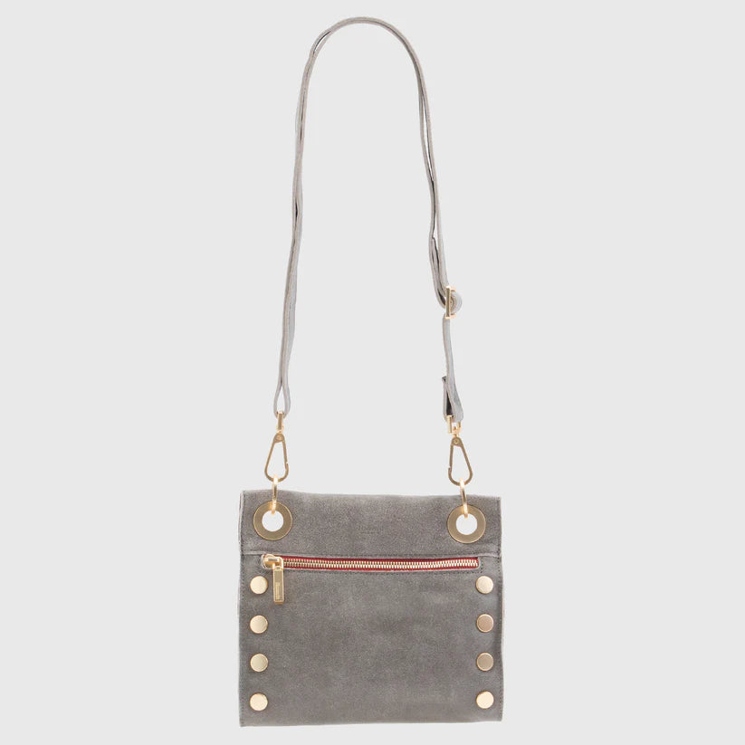 Tony Small Pewter/Brushed Gold Red Zip