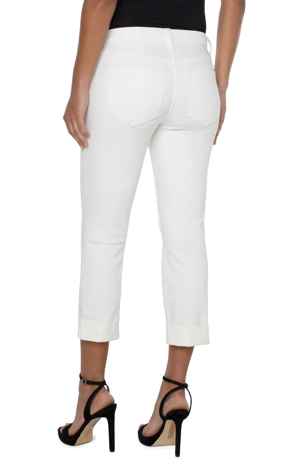 CHARLIE CROP WIDE ROLLED CUFF